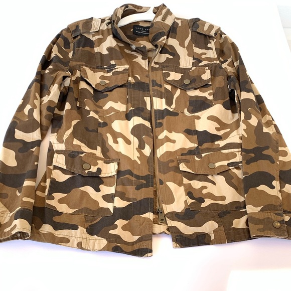 Love Tree Camo Anorak Jacket Small - Picture 2 of 13